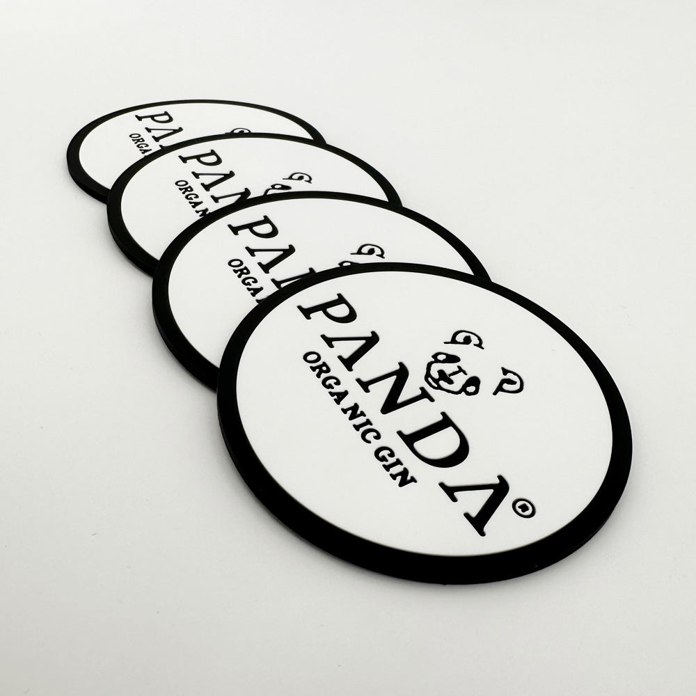 Panda Gin Personalised Coaster Set, a practical accessory