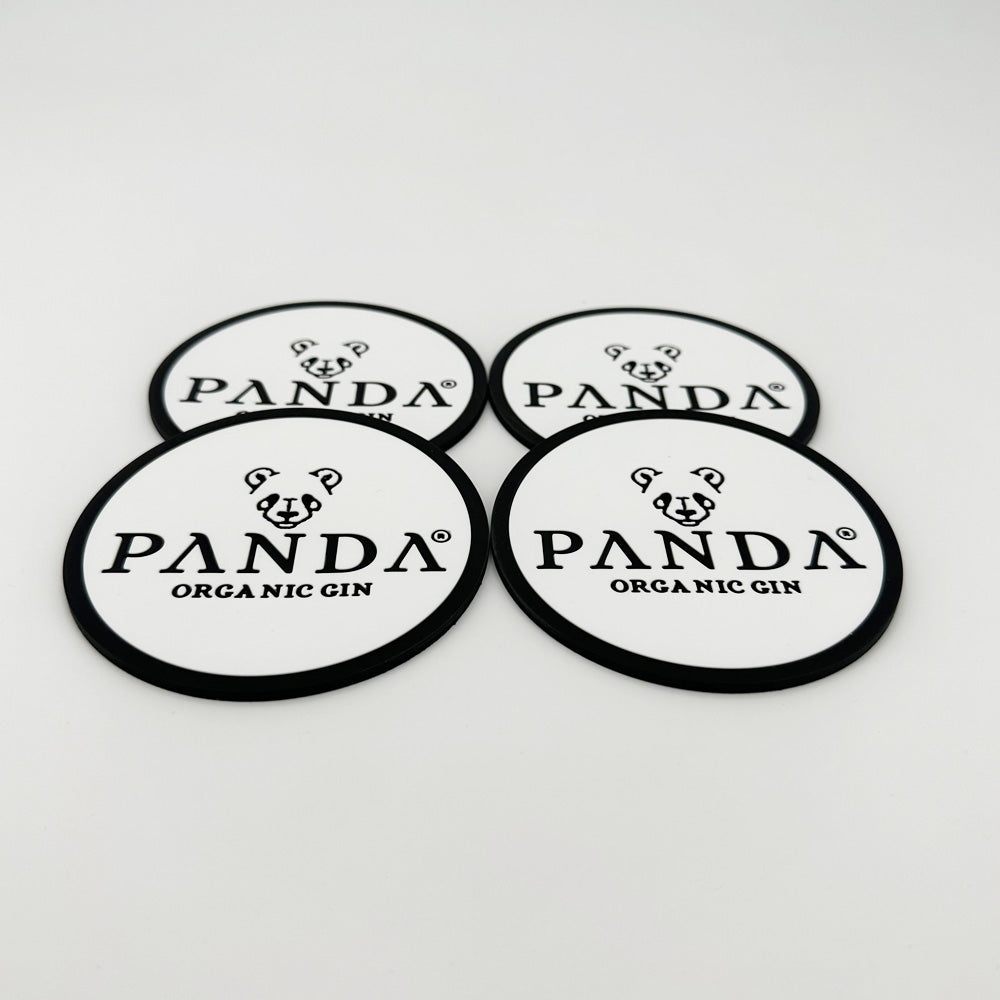 Personalized Panda Gin Coasters, a practical accessory