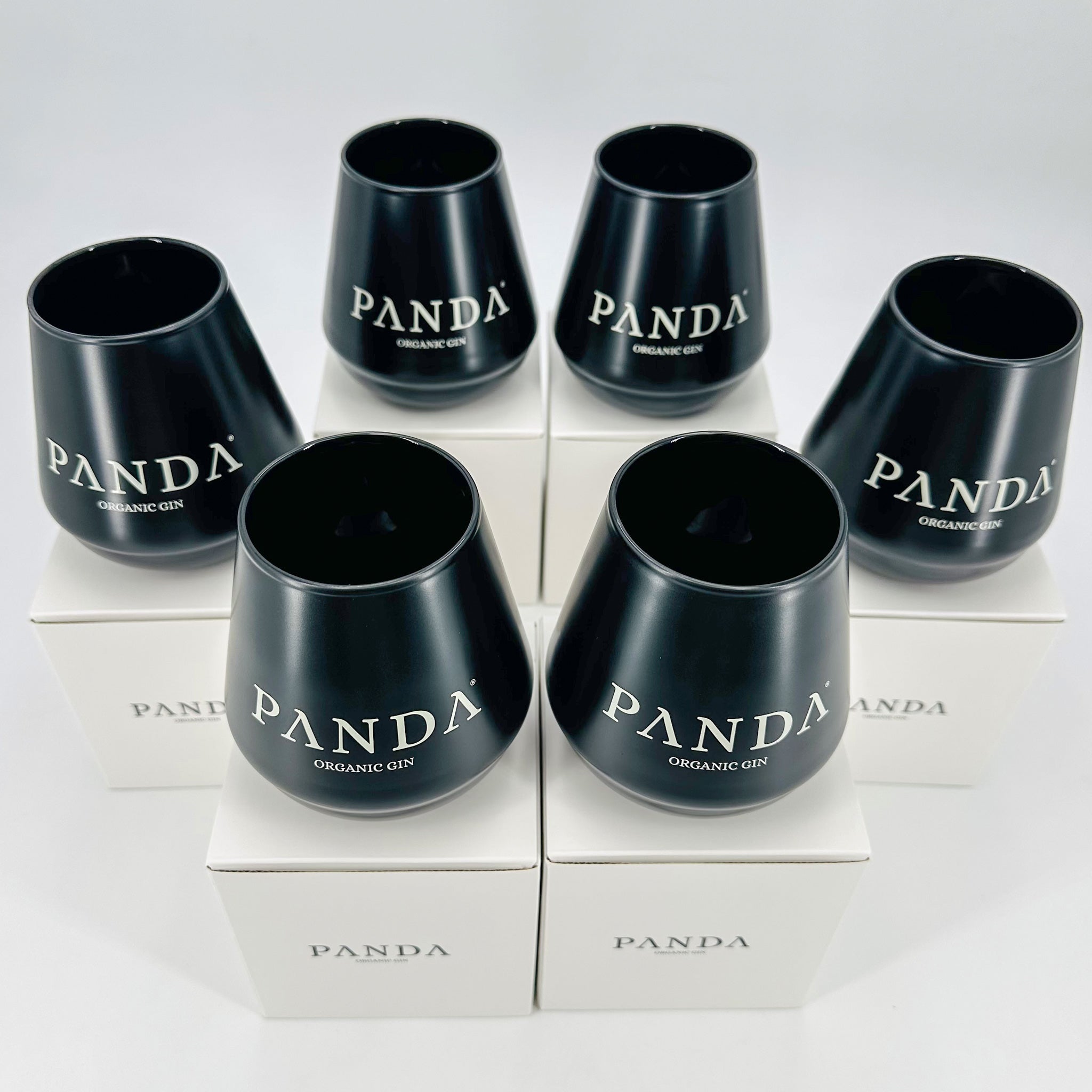 Pack verre noir - Panda Gin