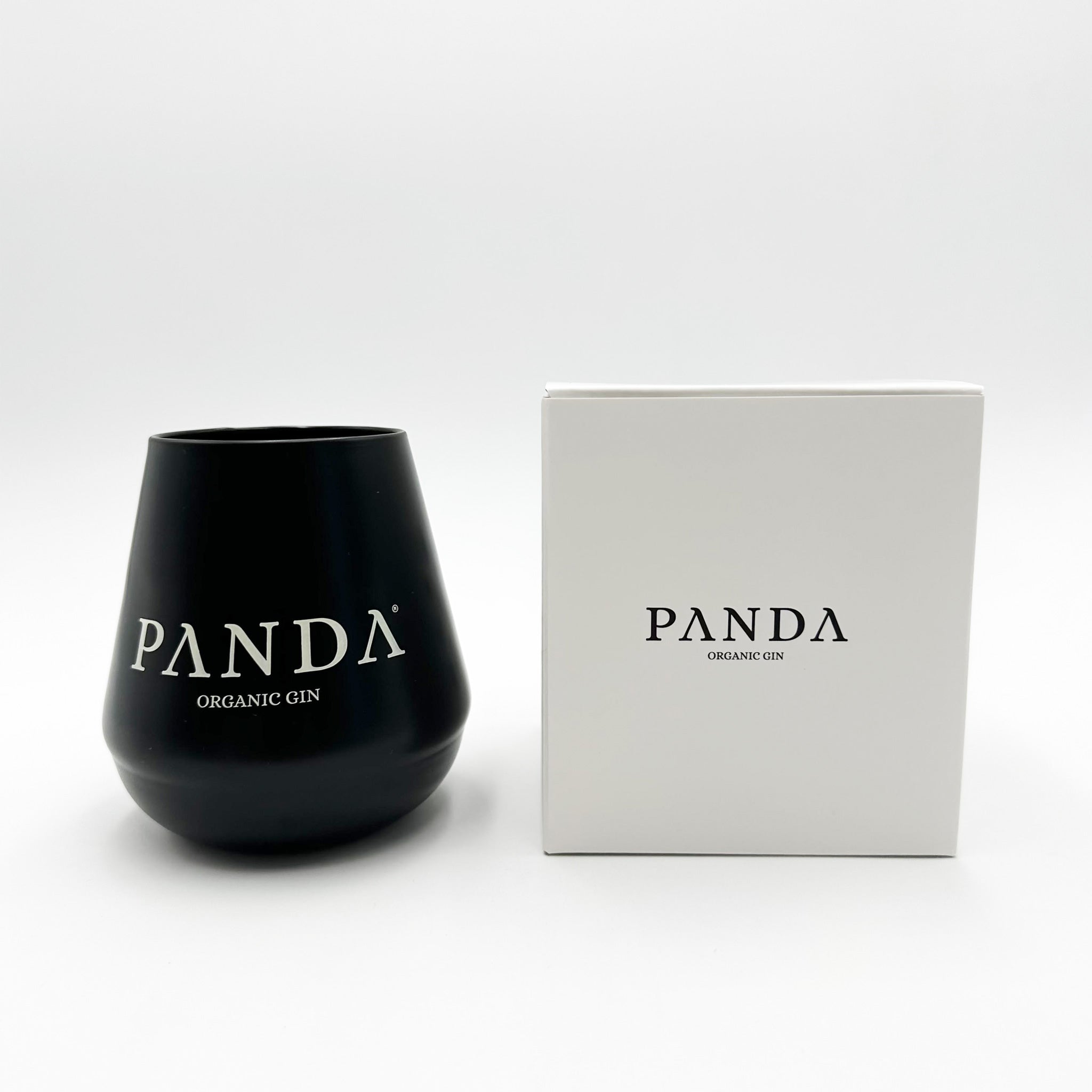 Black Panda Gin Glass with Gift Box