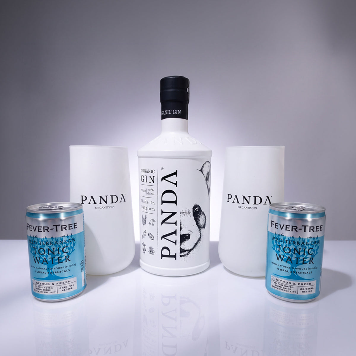 Panda Gin Discovery Pack – Gin, glasses & tonic