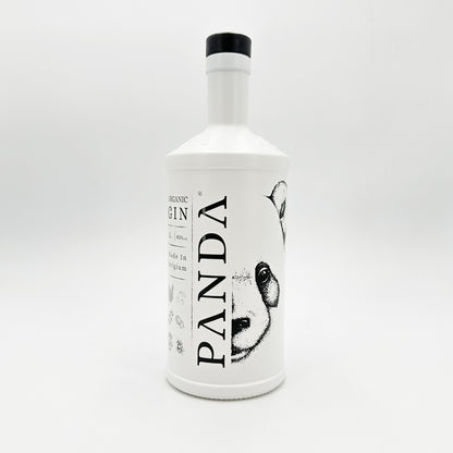 panda gin liter version, organic and infused with lychee