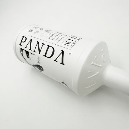 Detail of our panda gin liter version