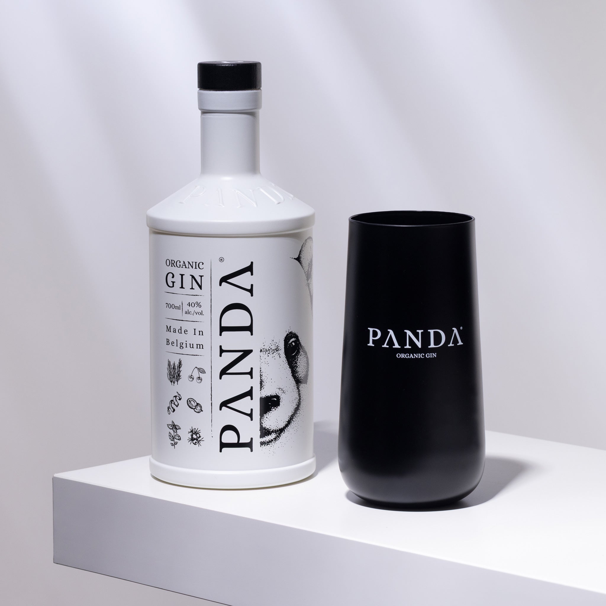 Verre noir premium - Panda Gin