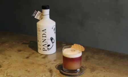 Sōshō Onodera creates a Panda Gin cocktail